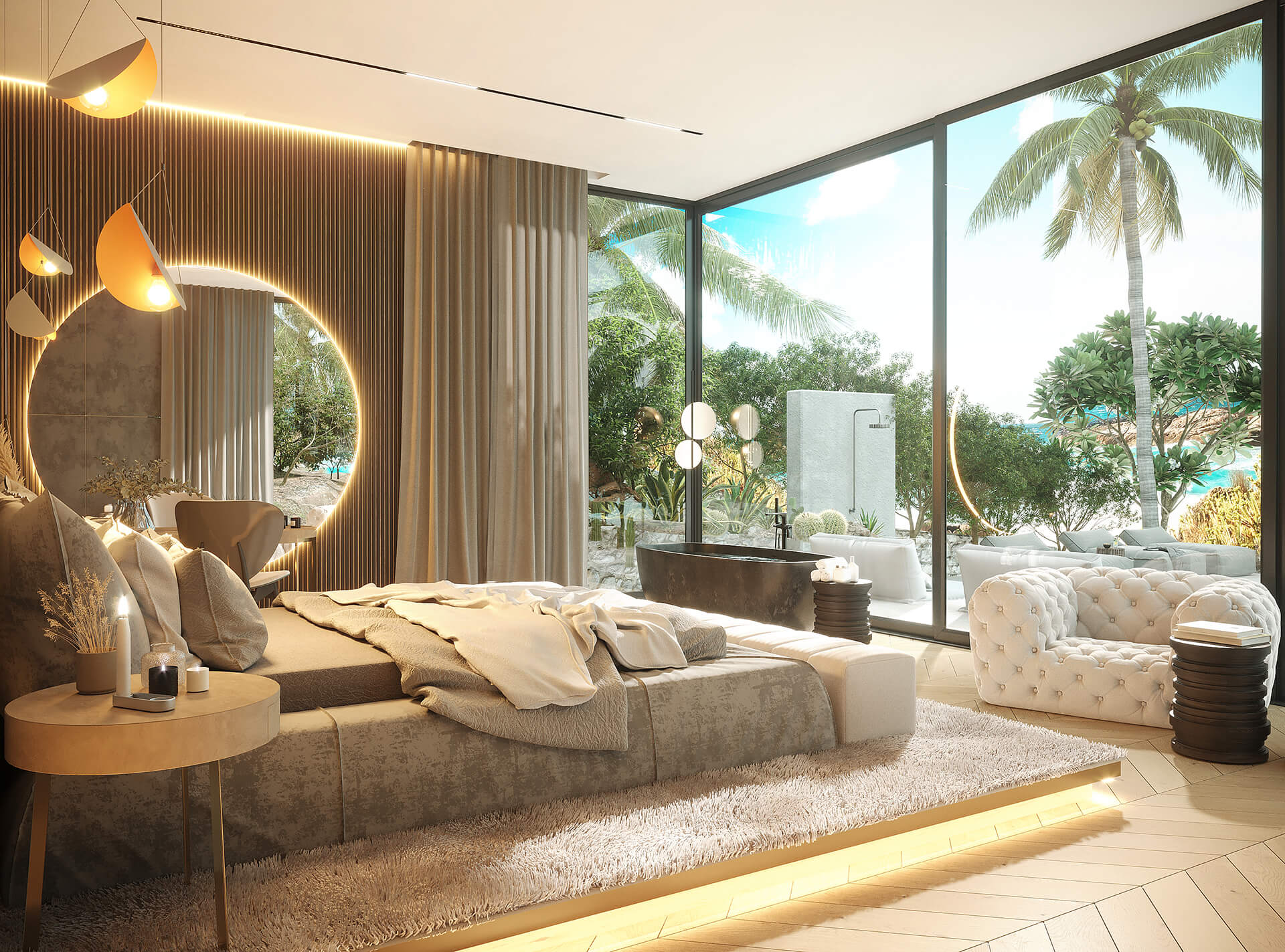 Projekt Wnętrz Apartament Marbella 1